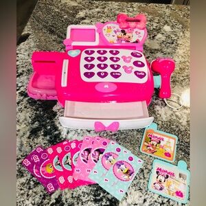 Rare, Vintage Minnie Shop & Scan Talking Cash Register.